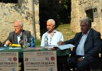 Clemente Fedele, Tarcisio Bottani e Claudio Ernesto Manzati presentano il volume "Storia delle poste in Italia" di Giorgio Migliavacca